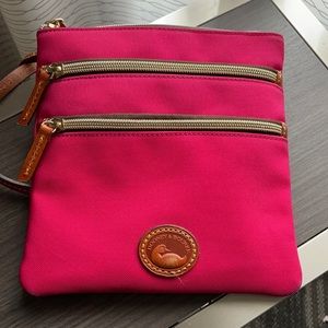 Dooney & Bourke multi zippered crossbody